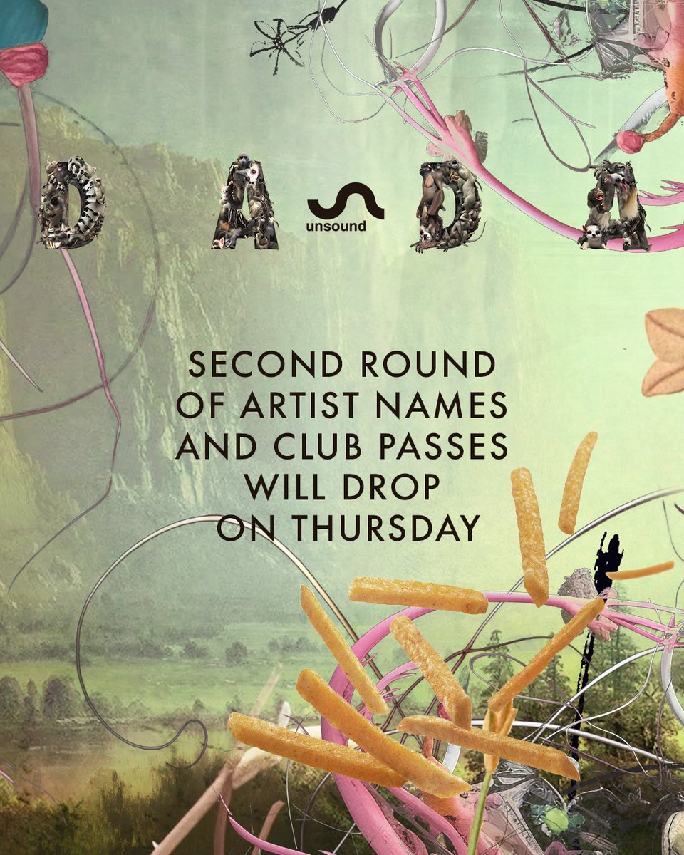 unsound's tweet photo. We add more names to our 2023 line-up on Thursday 💥

Club Passes &amp; tickets for Marginal Consort's show will also go on sale 🎟 And tickets for our Autechre show are also still available.

Let's go! https://t.co/iZcvUxSd8b
