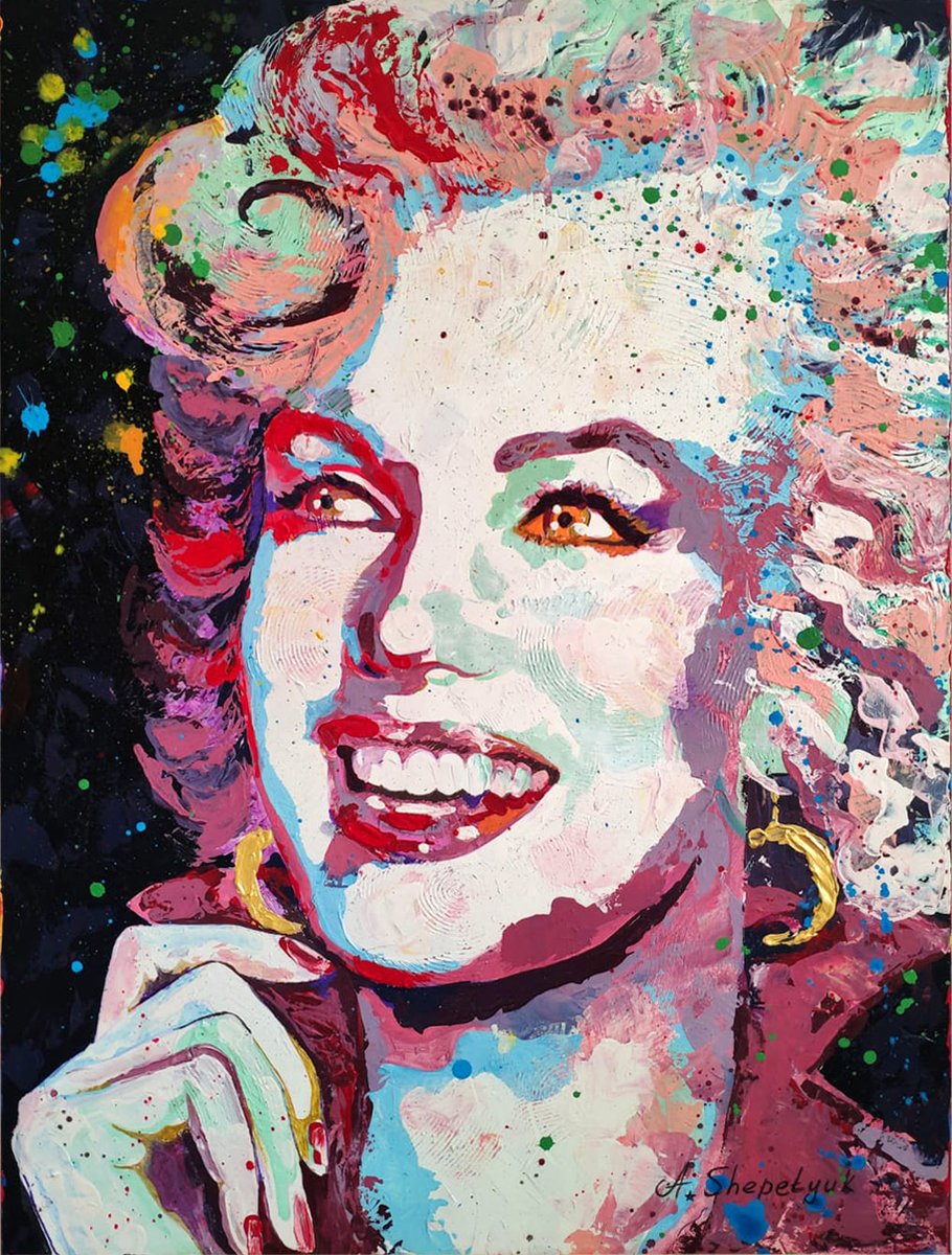 AlexShep_Studio's tweet photo. Marilyn Monroe portrait.
The legend😍👱👑
Acrylic painting, canvas, varnish, gilding. 76x101cm, 30inx40in

#marilynmonroeportrait #marilynmonroepainting #marilynmonroe #art #artist #ukartist #ukart #interiorpaintings #contemporaryart 
 #alexshep_studio https://t.co/YR336q1Dpb