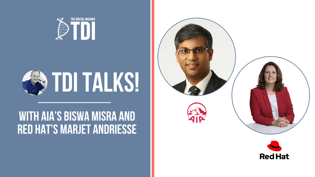 In this candid, in-depth TDI Talks! Simon Phipps speaks with Biswa Misra, Group Chief Technology and Life Operations Officer, AIA Group, and Marjet Andriesse, SVP &amp; General Manager, APJC, Red Hat, about AIA’s automation and digital transformation journey the-digital-insurer.com/tdi-talks/tdi-…