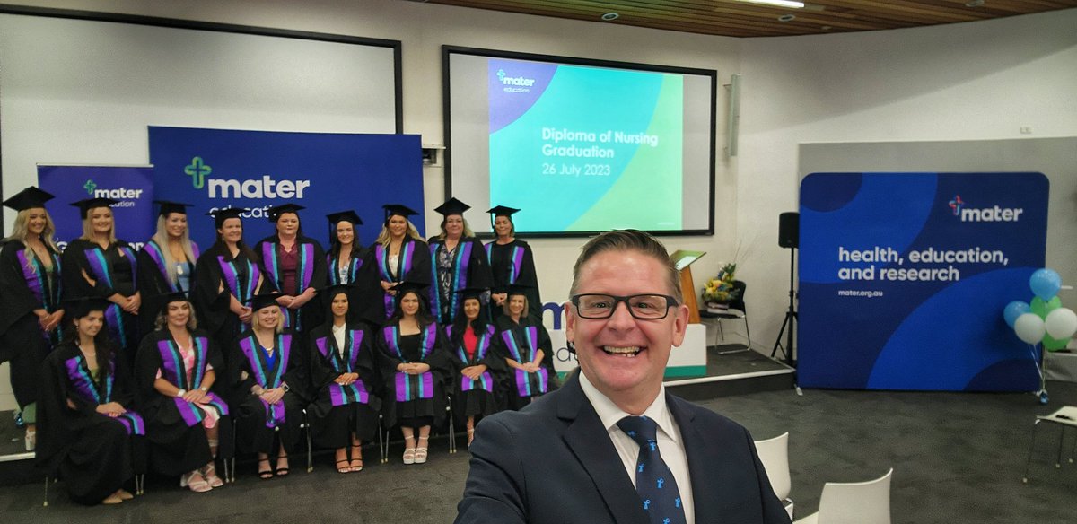 MATER | Another super busy day wrapped up as MC for Mater Private Hospital Townsville Diploma of Nursing Graduation. I love working with the super passionate <a href="/MaterNews/">Mater</a> team and now almost feel like part of the family. #mintyeverywhere #townsvilleshines #supportlocaltownsville