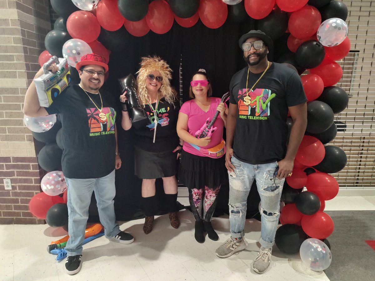 #80sday 
#bestadminteam
#sfeway
Admin Retreat was really rocking the stage, 80's style.
