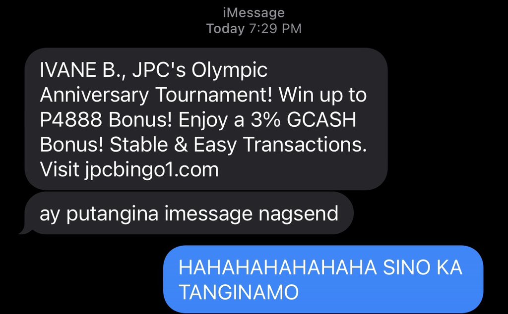 imivanebarrion's tweet photo. gago,, naka-iPhone na mga scammers ngayon?? 😭 https://t.co/Oz0siQRuNl