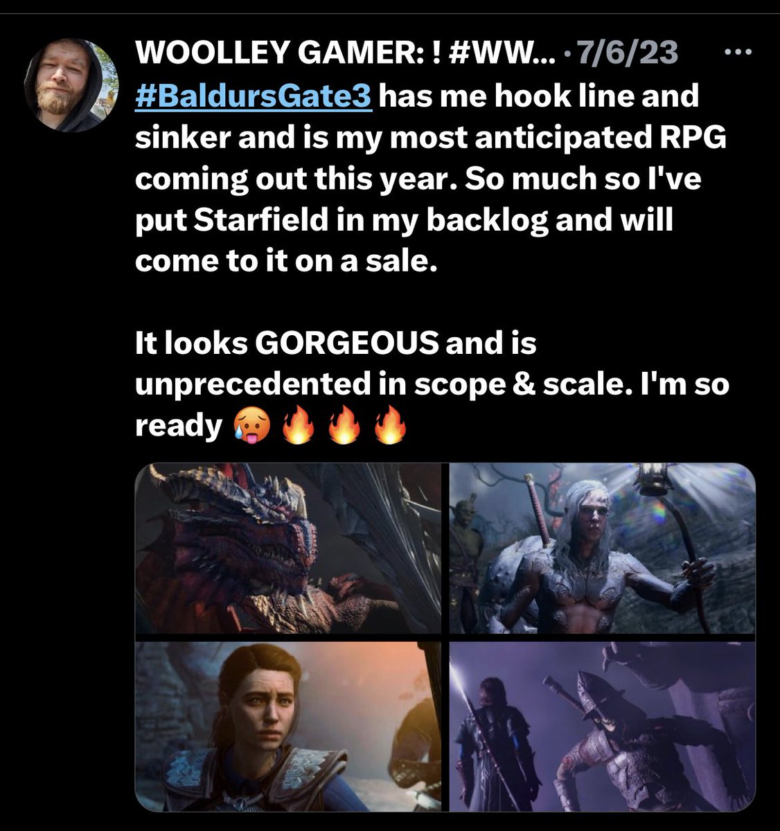 Introvert8K's tweet image. Look who’s playing Victim…. You was the same person mentioning SF instead of just playing  and enjoy BG3  when released. You are one of the ponies he’s talking about!! 

Don’t you have a PC sir🤔.. if so Why can’t you enjoy BG3 in august and SF in September🤔..
