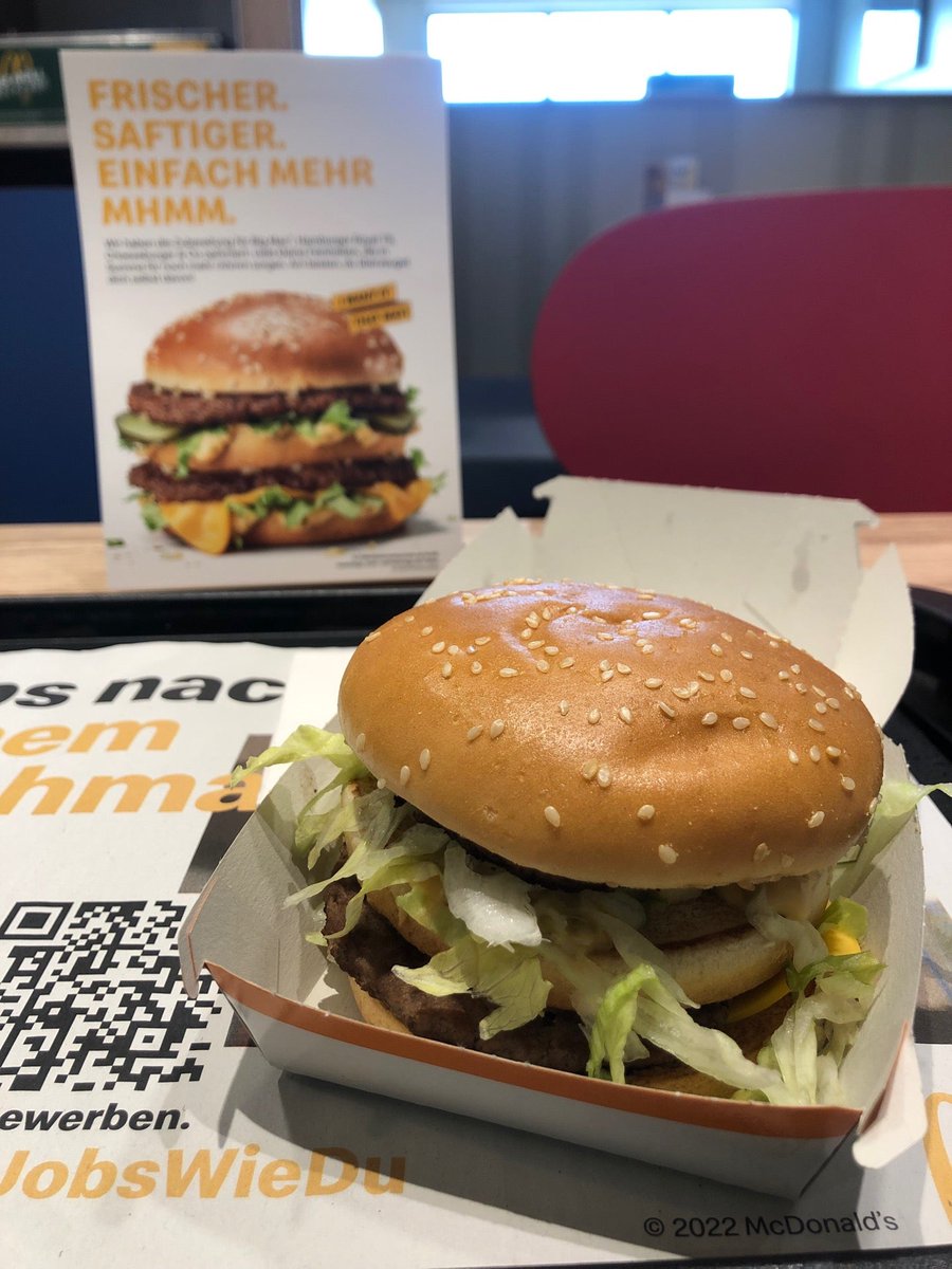 Ich habe den optimierten #BigMac probiert und für sehr gut befunden 😋 🍔 (at <a href="/McDonaldsDenews/">McDonald's Deutschland</a> in Celle, Niedersachsen) swarmapp.com/c/4uw19JqOwja