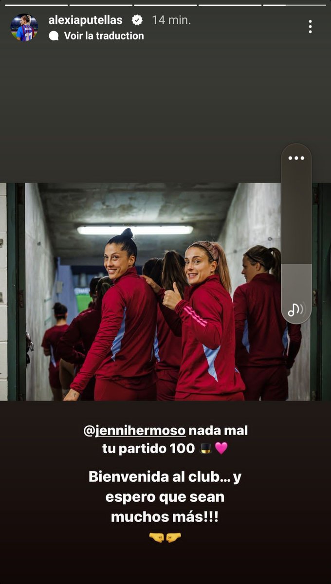 WillGr6's tweet photo. Les mots d'Alexia pour Jenni 🫶🏼

[#ESP | #ESPZAM | #FIFAWWC] https://t.co/uRnvN1eoNO