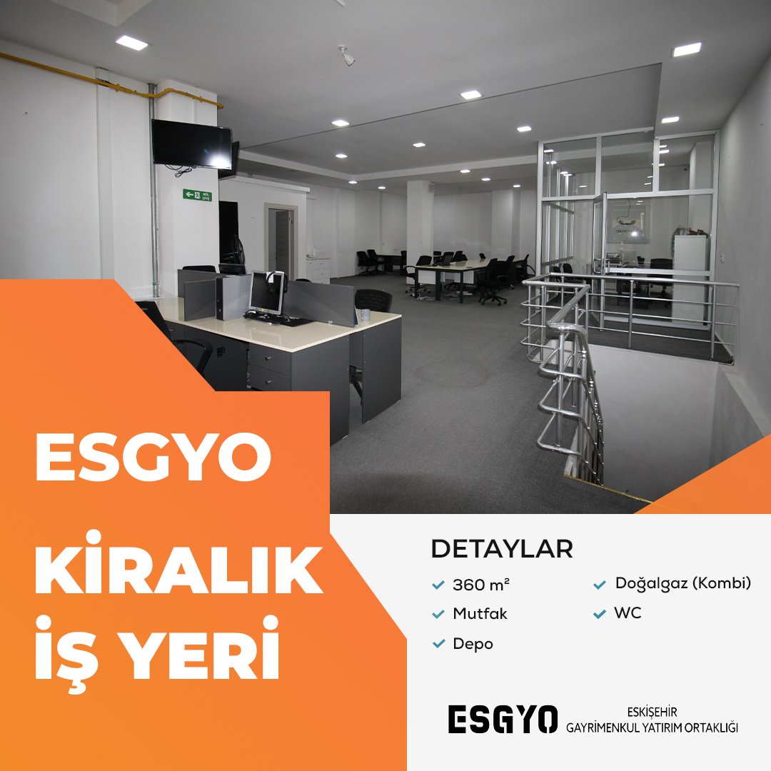 esgyo_'s tweet photo. 🏡 ESGYO'dan İstiklal Demirciler Sokak'ta Depolu Kiralık İş Yeri

◾ 360 m² - Toplam
◾ 245 m² - Zemin Kat
◾ 115 m² - Depo
◾️ Mutfak
◾️ Doğalgaz (Kombi)
◾️ WC
◾️ Ticaretin tam merkezinde

📞 0 222 231 34 00
📱 0 506 156 75 60

#eskisehir #satılık #kiralık #daire #ev #arsa #emlak https://t.co/TUcP2TeBoY