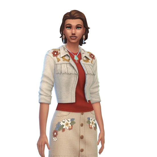 Alexia3angel's tweet photo. #ErinHightower #MissPlumbob & #KildareFaerlynn (#MySimself) #NoCC are ready to go for a Ranch Ride! #TheSims4 #ShowUsYourSims Well almost ready...still need to clean my pc a bit more, this grumpy machine is getting simsick!! ๐ https://t.co/ClFIl3O1N7