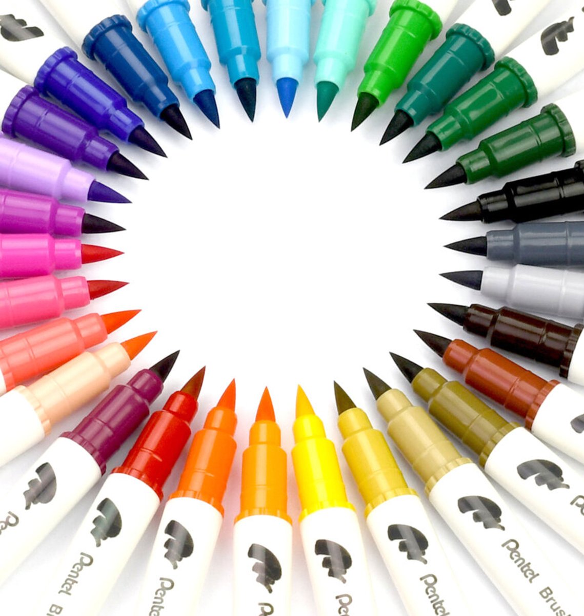 PentelUK's tweet photo. NEW Brush Sign Pen Twin is the latest addition to the Pentel brush pen family &amp; is available in 30 water-based colours! The perfect combo to draw both broad &amp; fine lines &amp; create illustrations, freehand design &amp; cards.
https://t.co/MPaHlp7ZBk
#FocusonColour #Pentel #summer https://t.co/EmF0sYtjBX