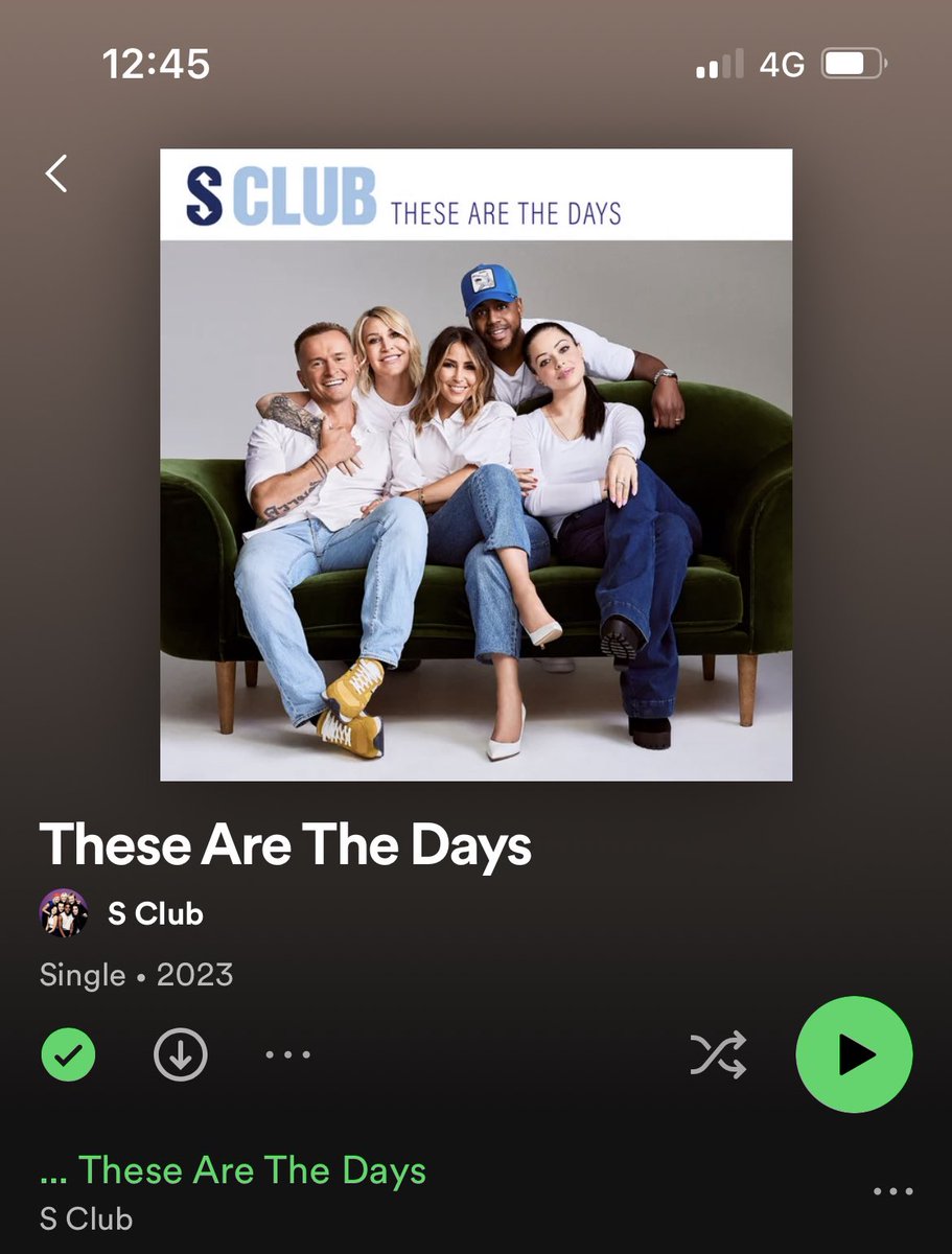 DYOWM's tweet photo. It makes my heart happy to listen to @SClub7 new music! My fav group growing up with so many memories attached to them! Can’t wait to go and see them in October https://t.co/Tp6vD0tO4v