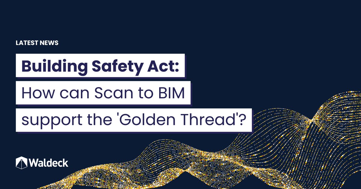 Following recent updates to the #BuildingSafetyAct, we explore how technology such as Scan to BIM can support the construction industry with the all-important #GoldenThread💭

Find out more:

➡ lnkd.in/e6QWHdQ7