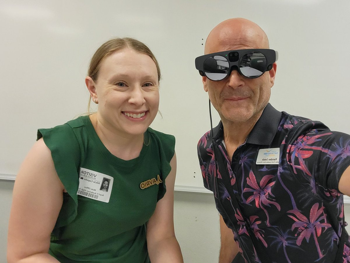 rdeich's tweet photo. Watching the progress from an idea to development is exciting. @AvrioAnalytics is collaborating with the incredible teachers and staff from @BoydAndersonH as they develop mixed reality safety training software with @magicleap glasses. https://t.co/a62Mx7O2eI