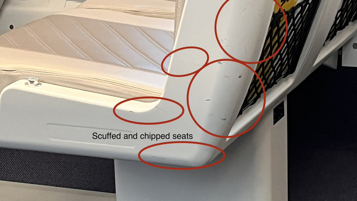 couthetiquette's tweet photo. @GoBrightline Thank you for informing your Teammates about the lack of cleanliness though honestly the follow through from BL leadership team seems minimal. 

As well as would this not be less on the train attendants and more on @GoBrightline maintenance as a whole? Please aid Staff &amp; Guests. https://t.co/yq9p7QFUe8