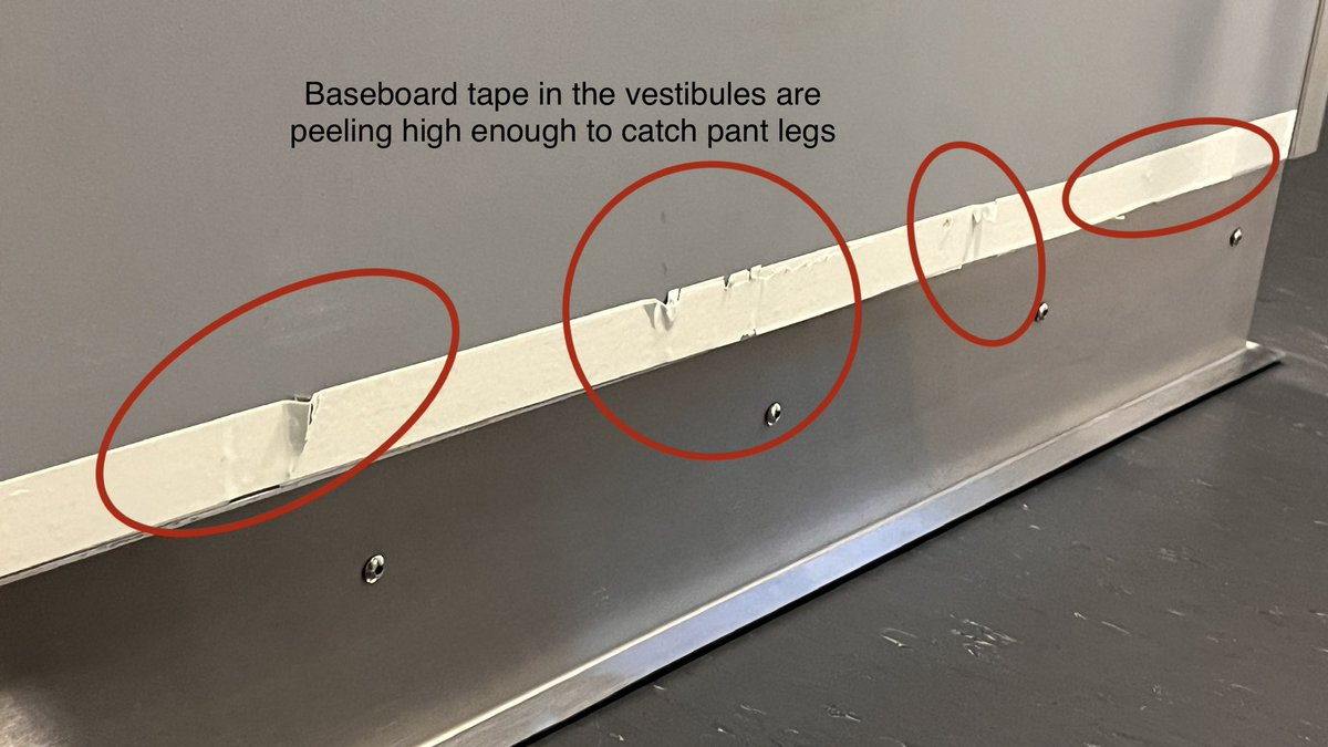 couthetiquette's tweet photo. @GoBrightline Thank you for informing your Teammates about the lack of cleanliness though honestly the follow through from BL leadership team seems minimal. 

As well as would this not be less on the train attendants and more on @GoBrightline maintenance as a whole? Please aid Staff &amp; Guests. https://t.co/yq9p7QFUe8