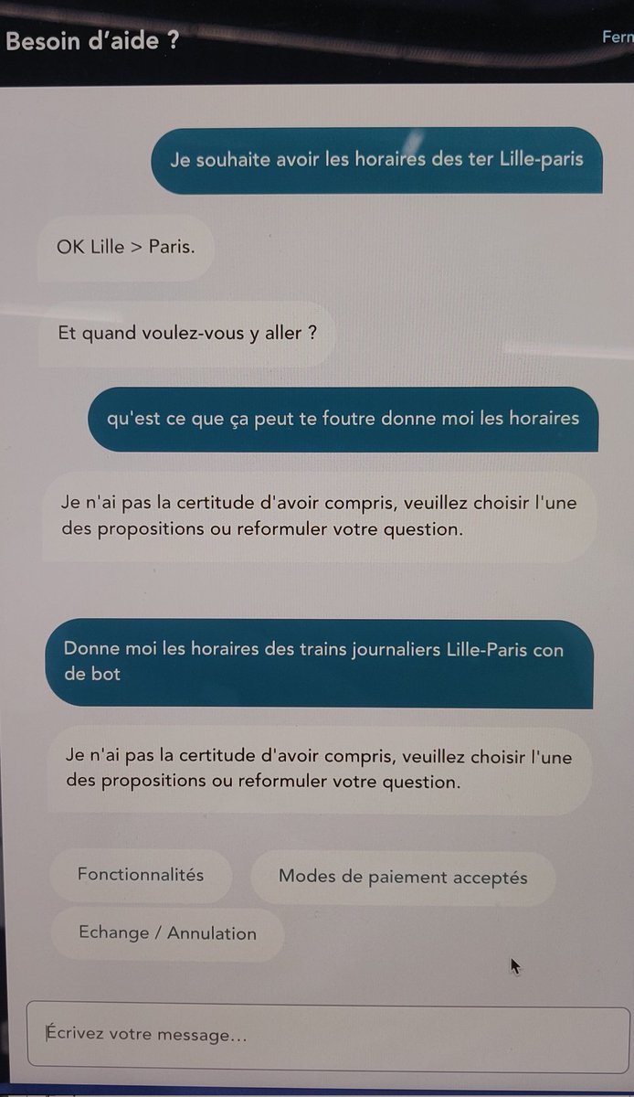 Ah ouais il marche bien le bot <a href="/SNCFConnect/">SNCF Connect</a>