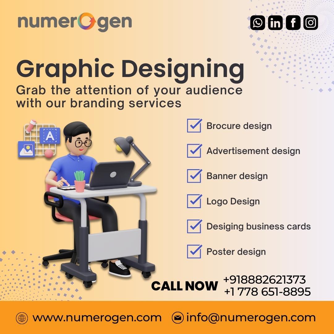 NumerogenS's tweet image. Graphic Designing
Grab the attention of your audience with our branding services
Website : numerogen.com
Mail : info@numerogen.com
Phone :+918882621373