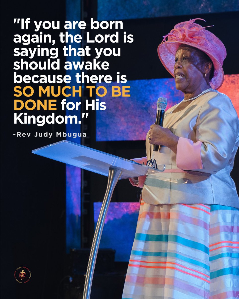 icc_nairobi's tweet photo. "If you are born again, the Lord is saying that you should awake because there is  SO MUCH TO BE DONE for His Kingdom."  

Rev Judy Mbugua.  

#SundayQuote 
#AwakeOhSleeper https://t.co/MtGDiwQIt8