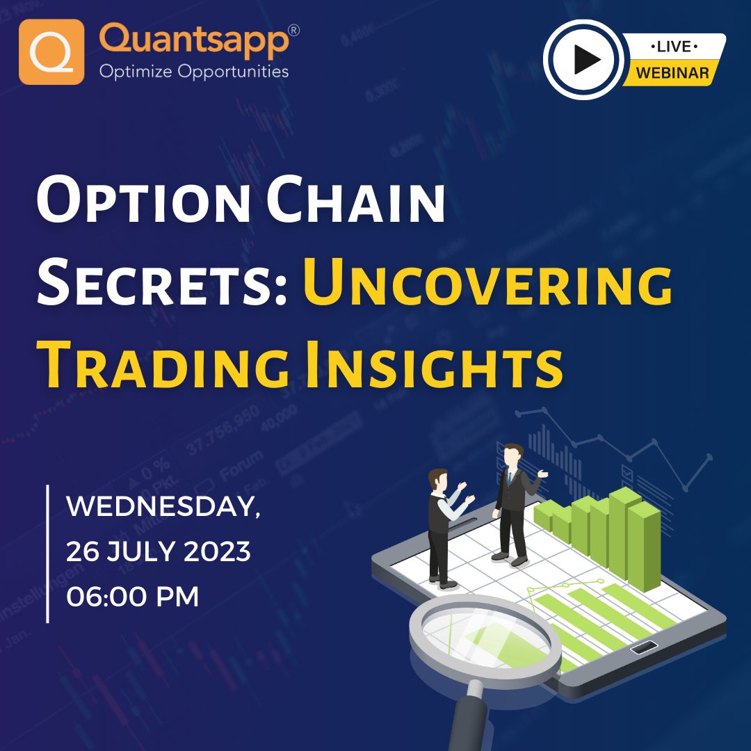 quantsapp's tweet image. Webinar on #OptionChain Analysis at 6 PM

Learn to trade #Options using the #OptionChainData by joining this webinar going live at 6 PM. Register Now. web.quantsapp.com/webinars?webin…

#optionstrading