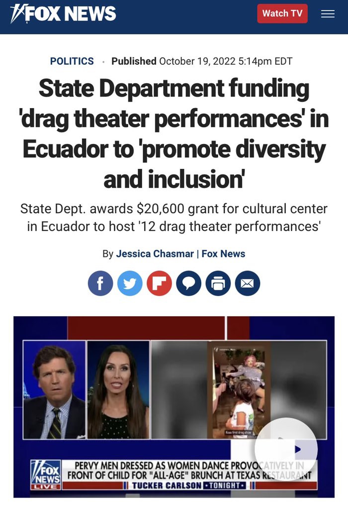 The Biden admin is funding drag shows in Equador but refused to pay to bring a dead Marine’s body home.