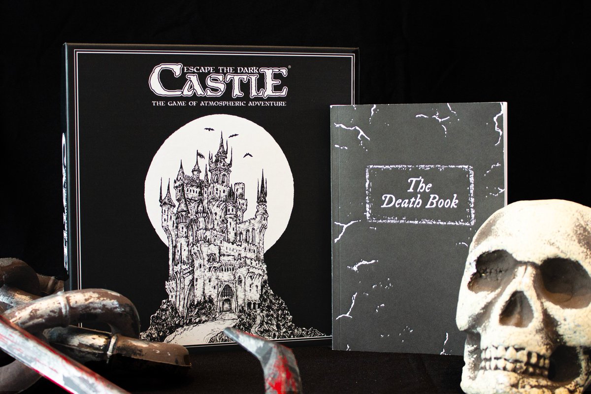 The deadline for entering Graxor's Giveaway is tomorrow 11PM BST!

Enter now for a chance to be one of three lucky winners to get their hands on a copy of Escape the Dark Castle and The Death Book.

Details can be found via our Instagram page - shorturl.at/ckxD9