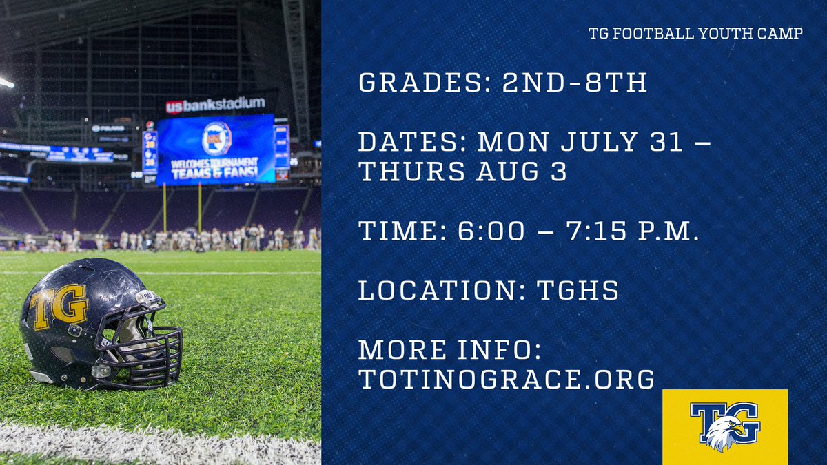 Sign Up Today!
totinograce.org/summercamps