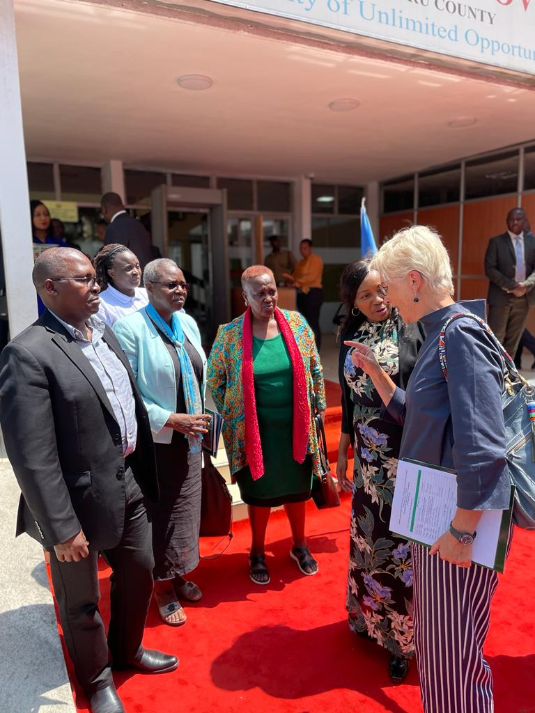 #ongoing Enterprise Development for Rural families (EDRF) project bilateral mission hosted by #HIHEA.Presiding over the mission is ambassador of Sweden @CarolineVicini Also present is Her Excellency governor of Nakuru County @susankihika,Governor's office, and HiHEA @AlbertNjoki