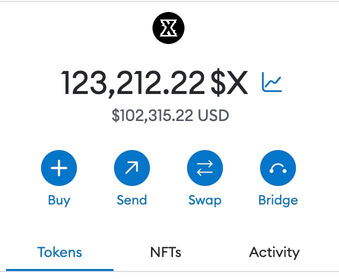 I’m sending total of 100,000.00 in $X to the first 1500 people who follow and retweet💵💵💵

 Drop your #ETH wallet address