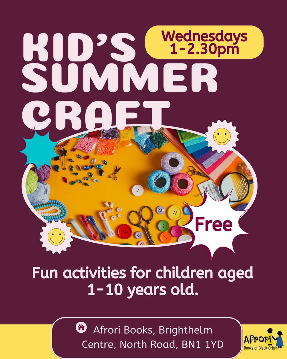 Something to do with the kids?
Pop in for free craft, free coffee (if you have a child doing craft) and maybe we'll get the biscuits out too.