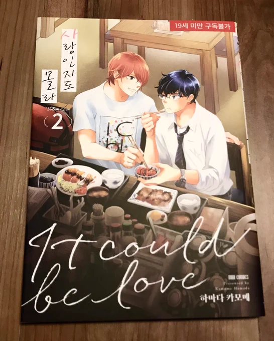 韓国語版『恋かもしれない②』私も頂きました!今回も隅々まで翻訳していただいています(うどんTも!)翻訳家さん、いつもありがとうございます❤️
韓国の方々にも楽しんで頂けますように😊 
