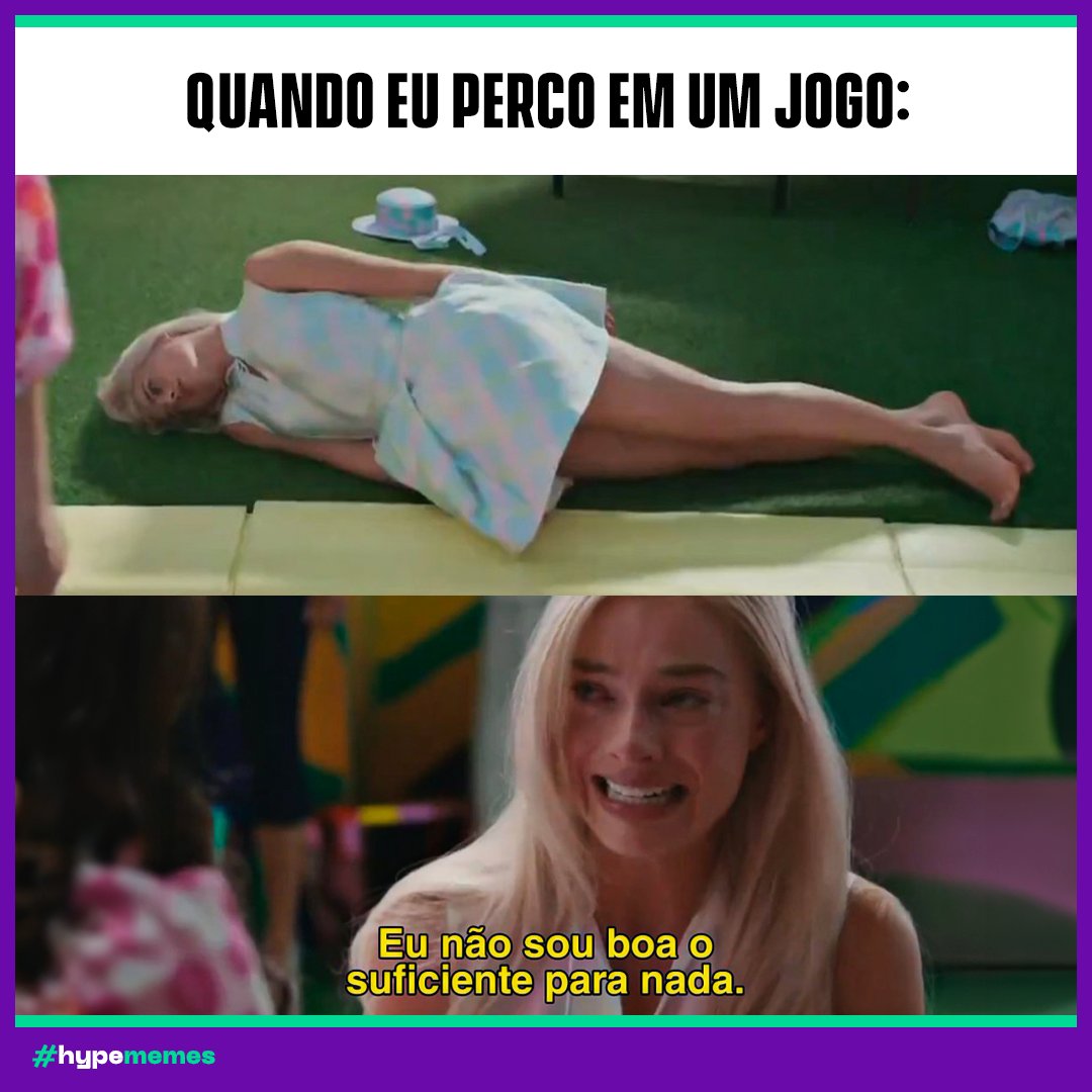 HypeGamesBR's tweet image. Drama? Nem sei 🤣

#humorgamer #barbie