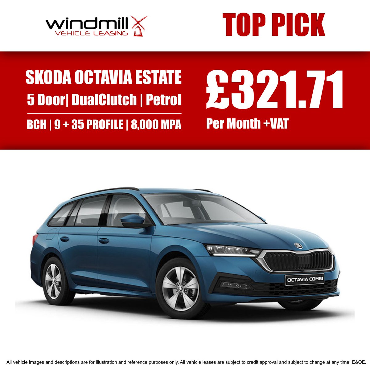 WindmillLeasing's tweet image. Order your brand new Skoda Octavia for only £321.71 today! 

⚫ Business Contract Hire
⚫ 9 + 35 profile
⚫ 8,000 mpa

Call 01527 571610 to speak to one of the team