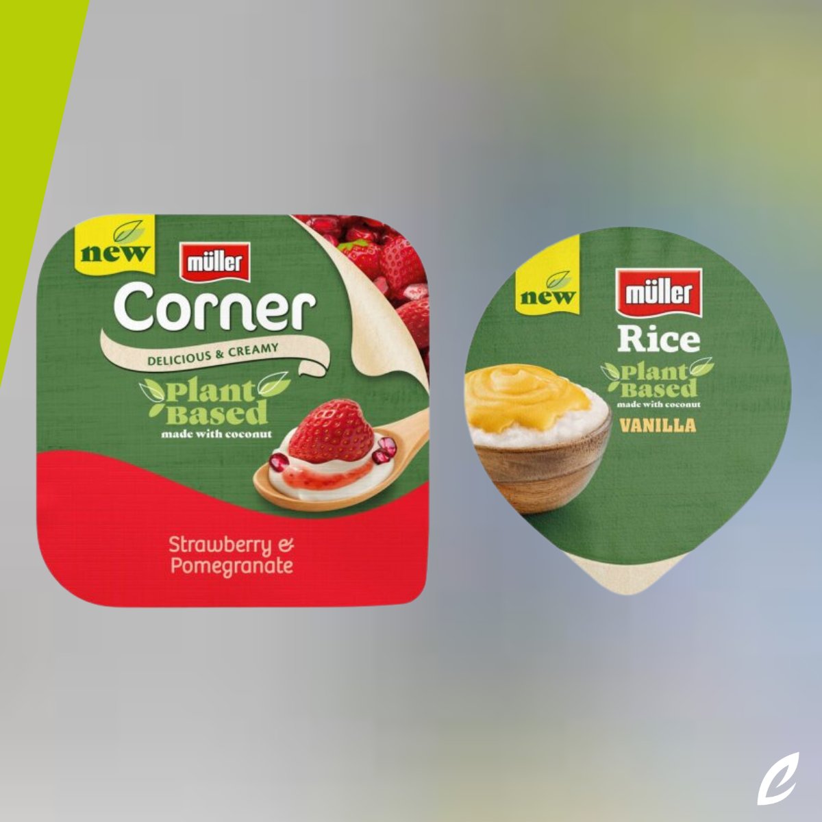 📣 Industry News! 🌱

Müller has entered the UK plant-based market with Müller Corner and Rice alternatives! 🥛🌾 

The best part? Müller Corner and Rice alternatives are available from this week in ASDA! 🛒

#industrynews #plantbased #Müller