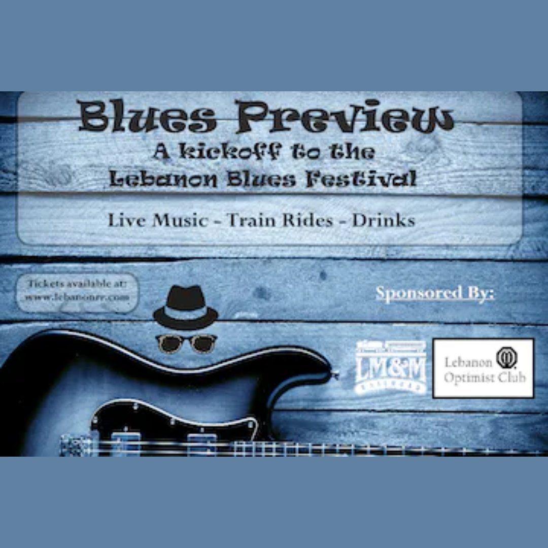 The Lebanon Blues Festival is BACK! Coming July 29th to the Lebanon Train Station. Enjoy a great Lebanon tradition with a live performance by Tony Getsch and a train ride around the city while listening to your favorite records! Get your tickets TODAY! https://t.co/5PceGKJSaI https://t.co/yLjc1Zr011