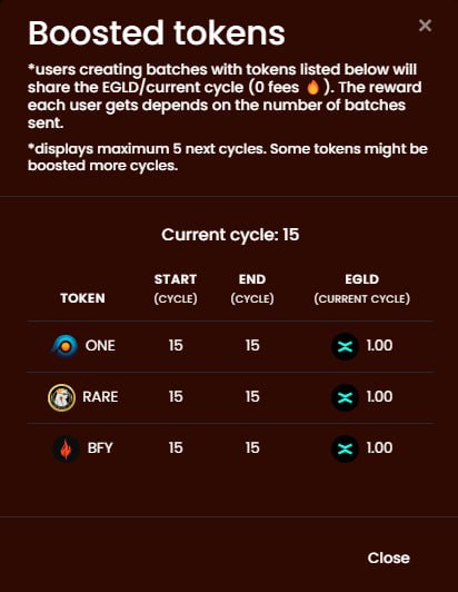 #MultiversX fam, our token $RARE has also been added to the Boost module in @burnifyapp, meaning all those that burn RARE will share the boost rewards (1 $EGLD) as well as their normal $BFY token allocation 😲

<a href="/pulsarmoney/">Pulsar Money</a> send 100 RARE to 100 reactions 

Check it out here