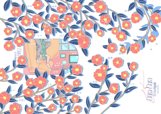 8/20氷奏ストラースチに出す新刊できたー!🥰
短編集みたいにしたくて、オンイベの花束をきみに💐で展示してた作品に加えて描き下ろしのお話が入ります🌸
「おむすび」「グラデーション」の2作です。ずっとイチャイチャしてるお話です🫶
出来上がり本当に楽しみ!!初フィルム本だよーー!! 
