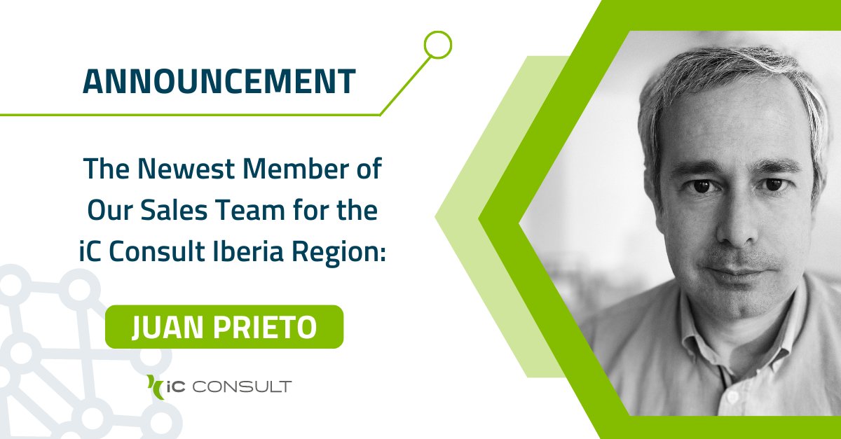 🎉 Welcome Juan Prieto, our newest #SalesExecutive for iC Consult #Iberia! With our expanded presence in Spain and Portugal, his expertise will ensure exceptional service to our customers across the Iberian Peninsula. 🚀  

Welcome aboard, Juan! #IAMExcellence