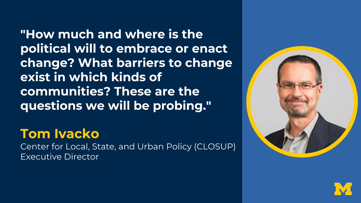 A new two-year study on the state of Michigan’s approach to new public safety measures and criminal justice reform will be led by U-M researchers from @CLOSUP and #UMPovertySolutions. myumi.ch/XnbyD @FordSchool