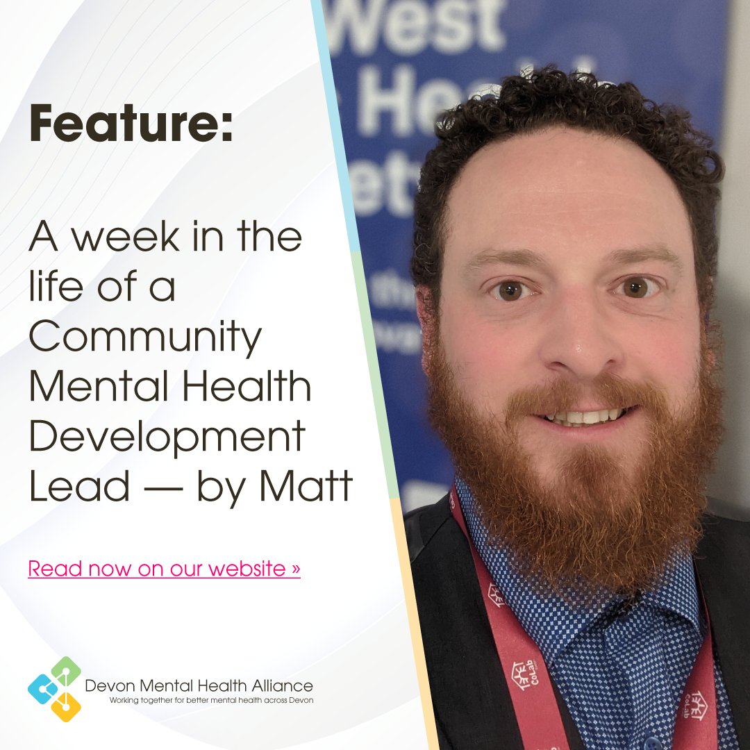 Matt, one of our Community Mental Health Development Leads in Exeter, East &amp; Mid Devon, recently put together a feature entitled "A Week in the Life of a Community Mental Health Development Lead".

Check it out here: loom.ly/8NQBYJE