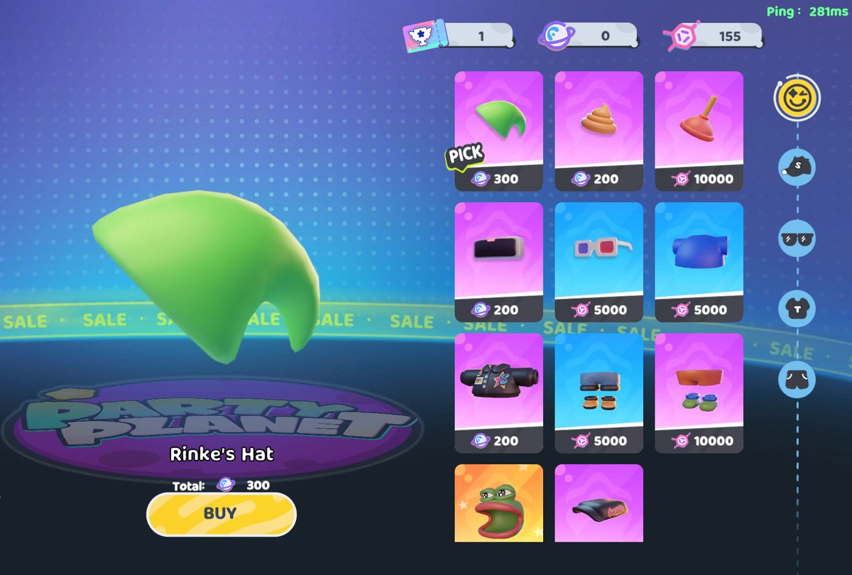 SkytopiaLabs's tweet photo. Have you picked up any of these awesome accessories from the #PartyPlanet in-game store? Personalize your avatar and make it stand out!😎🛍️

🎁We're sponsoring 5 lucky winners with 200 $DPM each to unlock their favorite accessory!

💎To enter: 
-Like, RT, and follow @SkylandNFTs 
-Mark your preferred one in the pic and comment below 
-Tag friends for an extra chance to WIN!🤞

#Crypto #NFTs #AimfortheSky #Web3Games #Giveaway