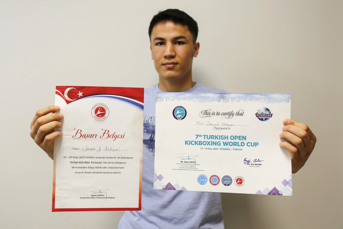 UNHCRTurkiye's tweet photo. Read the inspiring journey of Javad, a young Afghan who fled to Türkiye.

🥋For him, kickboxing is more than just a sport, it is a lifeline of hope!

Thank you 🇪🇺 for continuing to support persons in need of international protection in Türkiye

 👉https://t.co/o9g0XPXT8f https://t.co/l05JmnfdgP