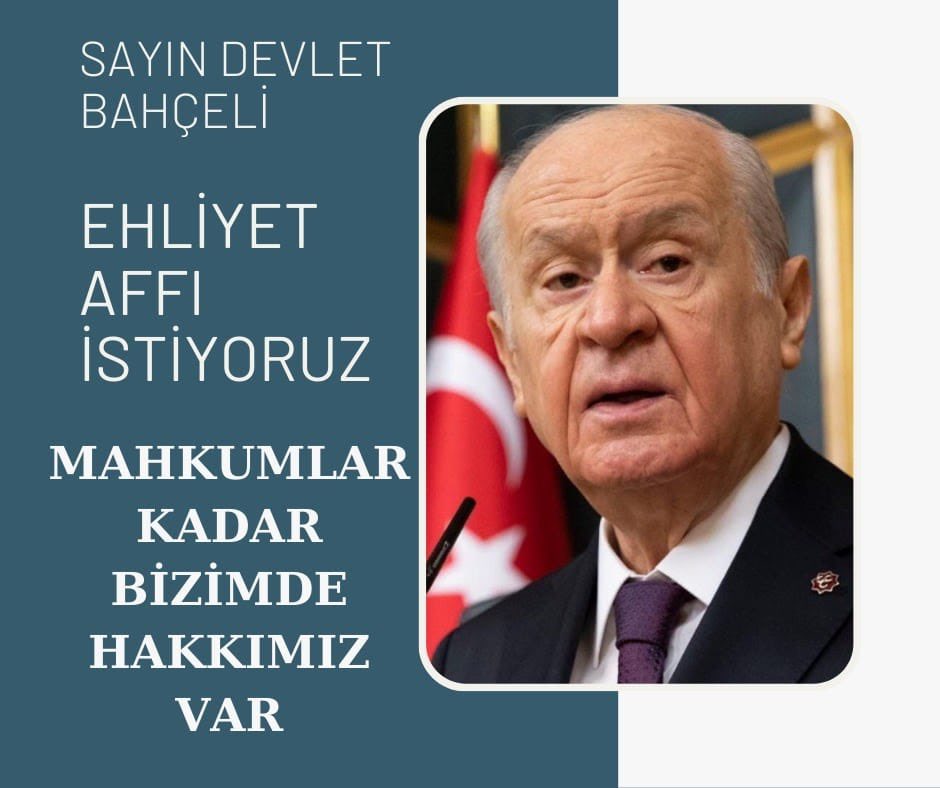 TbmmEhliyet AffıVersin

Kirayı Veremedim Ev Sahibi Evden Çık Diyor Ne Yapacağım İşsizim.
Bir Defaya Mahsus📌#EhliyetAffı Verilmeli’dir.
<a href="/RTErdogan/">Recep Tayyip Erdoğan</a> <a href="/yilmaztunc/">Yılmaz TUNÇ</a> <a href="/AliYerlikaya/">Ali Yerlikaya</a> <a href="/_cevdetyilmaz/">Cevdet Yılmaz</a> @ErbakanFatih @MKazimAlpay <a href="/YildizFeti/">Feti Yıldız</a> <a href="/M_Sarigul/">Mustafa Sarıgül</a> <a href="/rprefahpartisi/">Yeniden Refah Partisi</a> <a href="/melihguuner/">Melih Güner</a>
 <a href="/mkulunk/">Metin KÜLÜNK</a>