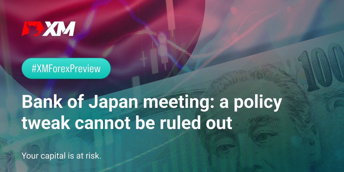 XM_COM's tweet photo. The #BoJ will decide on Friday whether to keep policy on hold or to raise the #YieldCap amid higher #inflation and the slide in #JPY. Are we in store for another shock?
Find out more in our preview ๐ https://t.co/M0nQa05w0y
#XM #XMForexPreview https://t.co/Faw2lVPdNI