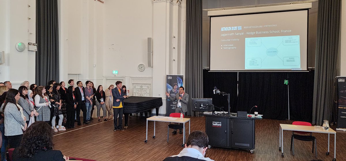 <a href="/JagannathSanyal/">Jagannath Sanyal</a> sharing his research at the <a href="/netnocon/">Netnocon</a> #netnocon23 conference via <a href="/KedgeBS/">KEDGE Business School</a>