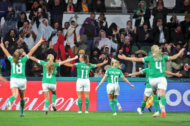 Caolanmcaree's tweet photo. A moment for the history books.
Ireland's first ever Goal at the women's world cup.
Incredible scenes 💪

#COYGIG https://t.co/3dDWH9wMJZ