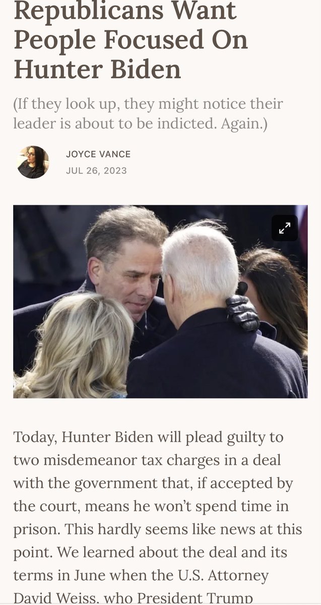 JoyceWhiteVance's tweet photo. 5/if you're interested in understanding how guilty plea hearings work &amp; how judges decide whether to accept a plea, I've written about it in today's edition of my newsletter. Know the facts! Come take a look &amp; sign up to get it in your inbox for free: https://t.co/D1jCe9C17h https://t.co/xgyaeLPWOW