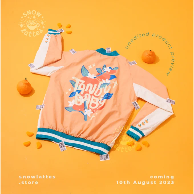 fruity line for colorful summer here is a new addition of varsity jacket for the Tangy Babiessss 