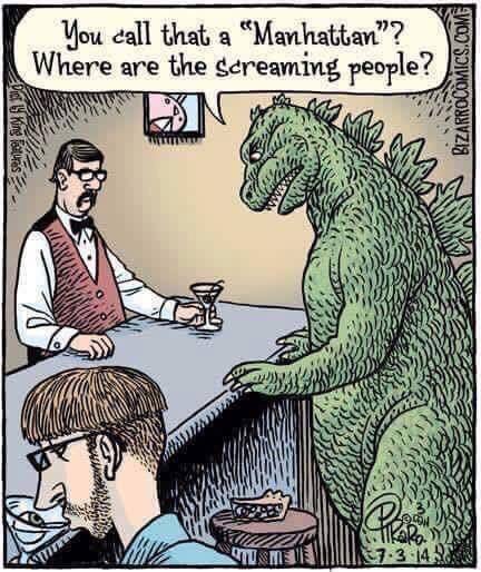 MarshallJulius's tweet photo. Kaiju walks into a bar... https://t.co/Wdd8xqhUo9