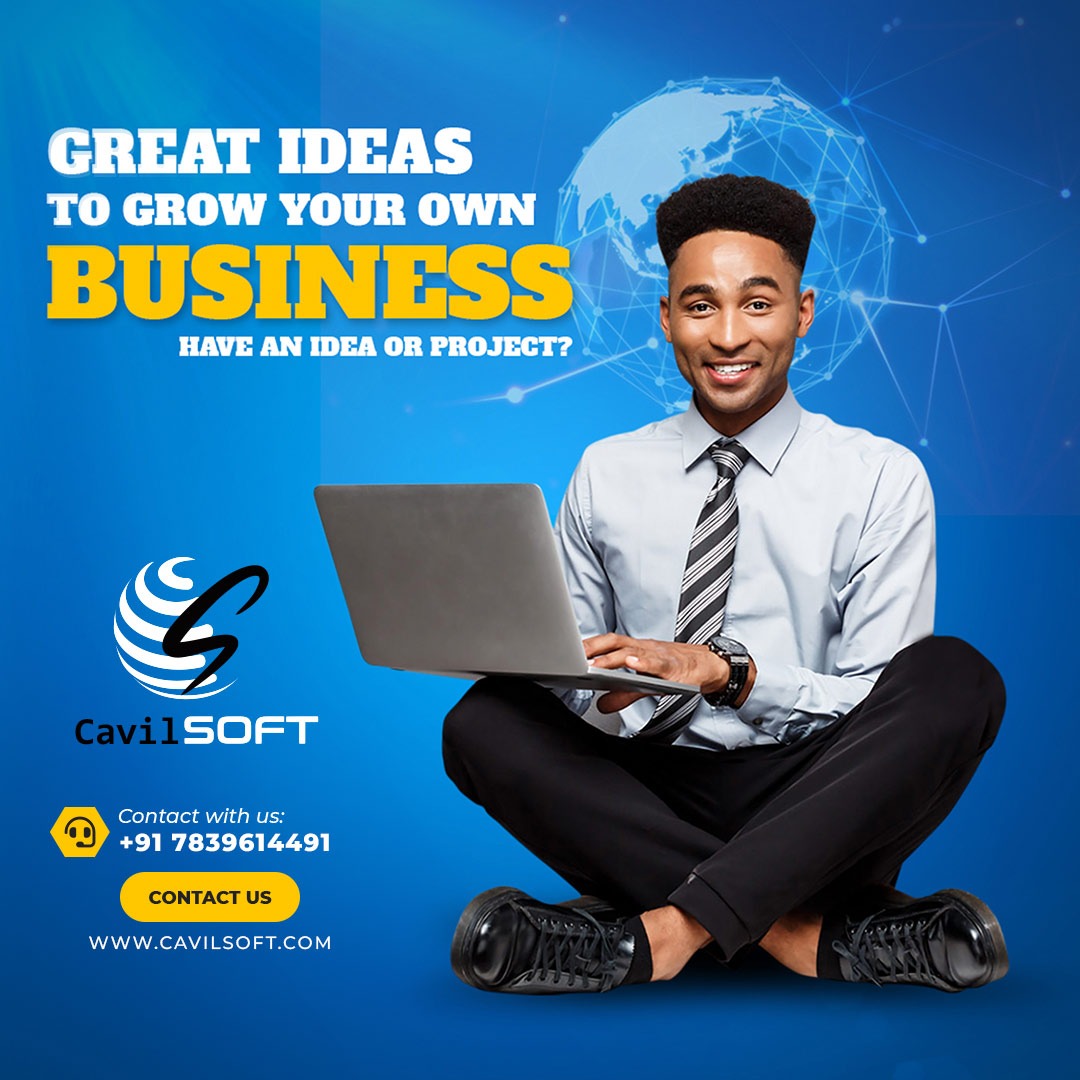 CavilSoftit's tweet photo. Great Ideas to Grow Own Business https://t.co/NTdDLEaxf8