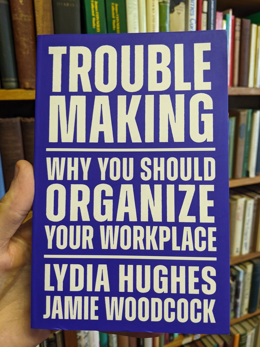 The latest addition to our collection is Troublemaking by Lydia Hughes and Jamie Woodcock, who are coming to the library to talk about the book on Friday 28th July at 7PM. Follow the link to book your spot!

buff.ly/3riCCE5