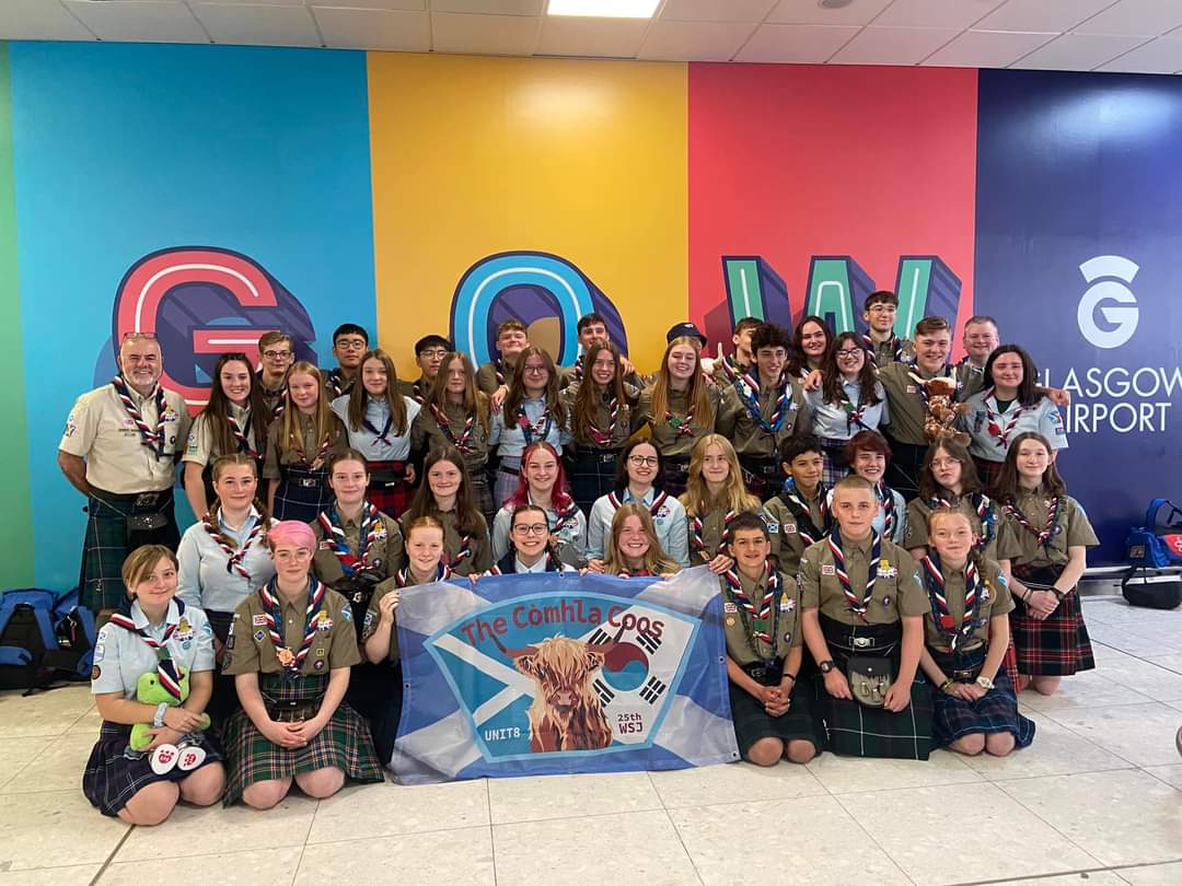 Unit 8, including <a href="/GirlguidingScot/">Girlguiding Scotland</a> members, are on their way to South Korea for <a href="/2023wsjkorea/">25th WSJ</a>! We know they're going to have the most amazing time 🎉🏴󠁧󠁢󠁳󠁣󠁴󠁿🎉🇰🇷🎉