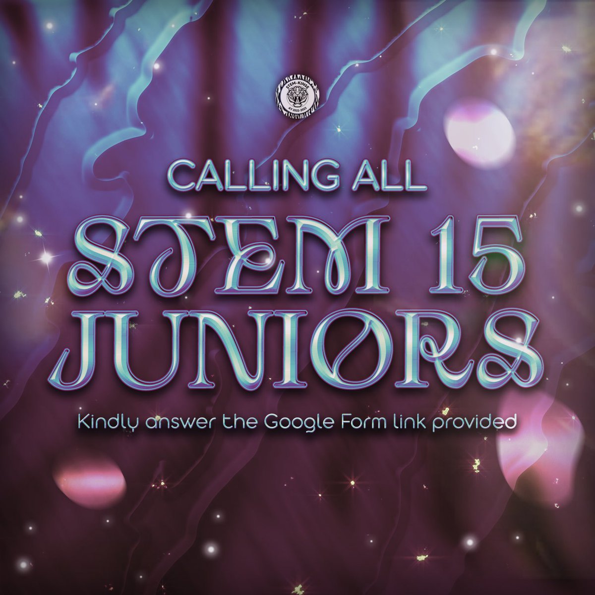 stem_15's tweet photo. ❕𝘙𝘦𝘢𝘥𝘺, 𝘴𝘦𝘵, 𝘙𝘖𝘈𝘙❕

Calling 📱 out to all STEM rookies! StemKINSE is ready to launch✨ are you part of 11STEM15? If so, kindly answer our form below.

 https://t.co/uUrHdYXnDU

See you soon, Juniors! 🫶 https://t.co/QJ0PFaIJbh